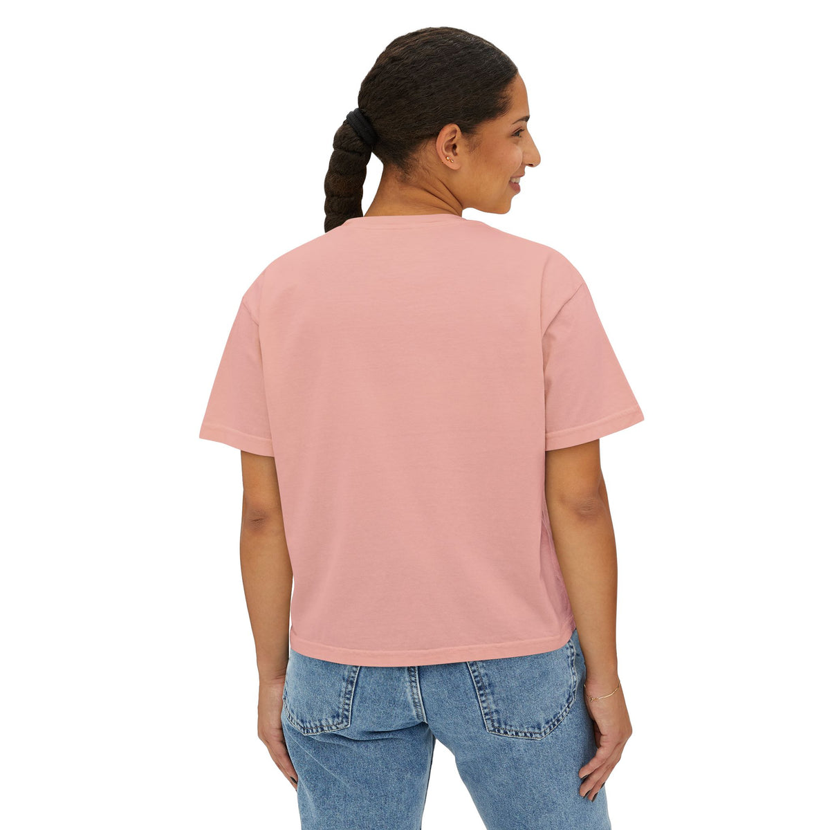 "The Litter Legend" Cute Cat Graphic Boxy T‑Shirt