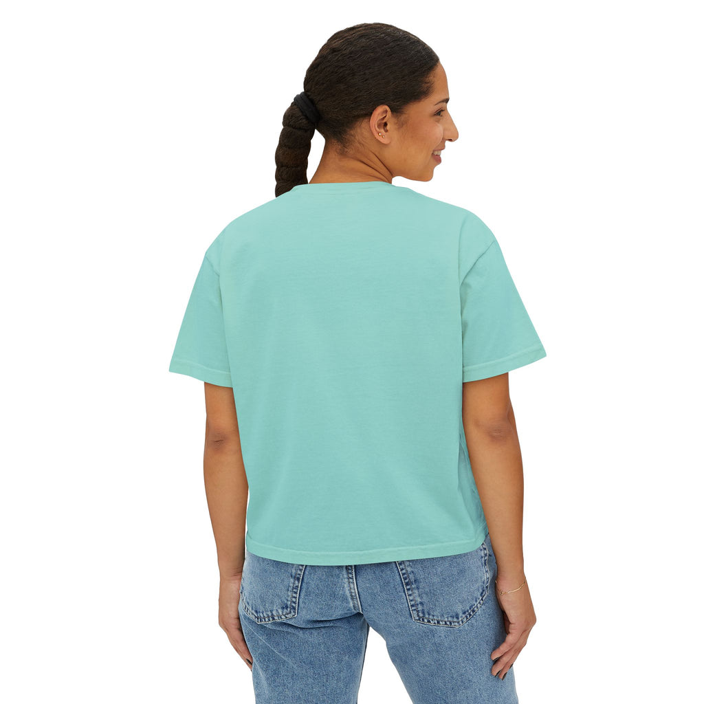 "The Litter Legend" Cute Cat Graphic Boxy T‑Shirt