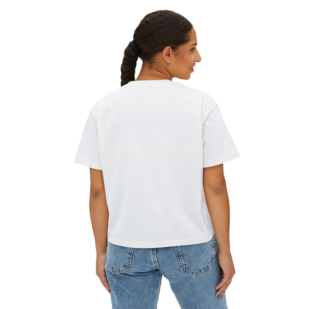 "The Litter Legend" Cute Cat Graphic Boxy T‑Shirt