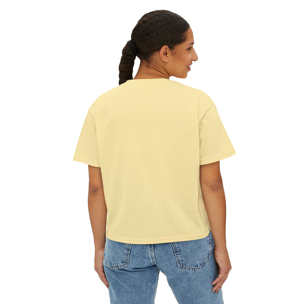 "The Litter Legend" Cute Cat Graphic Boxy T‑Shirt