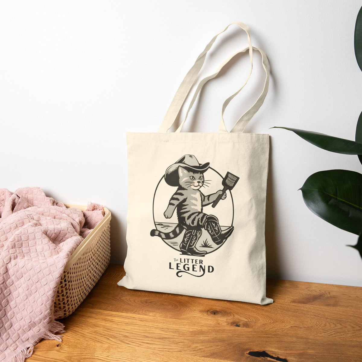 Legend Litter Cat Canvas Tote Bag
